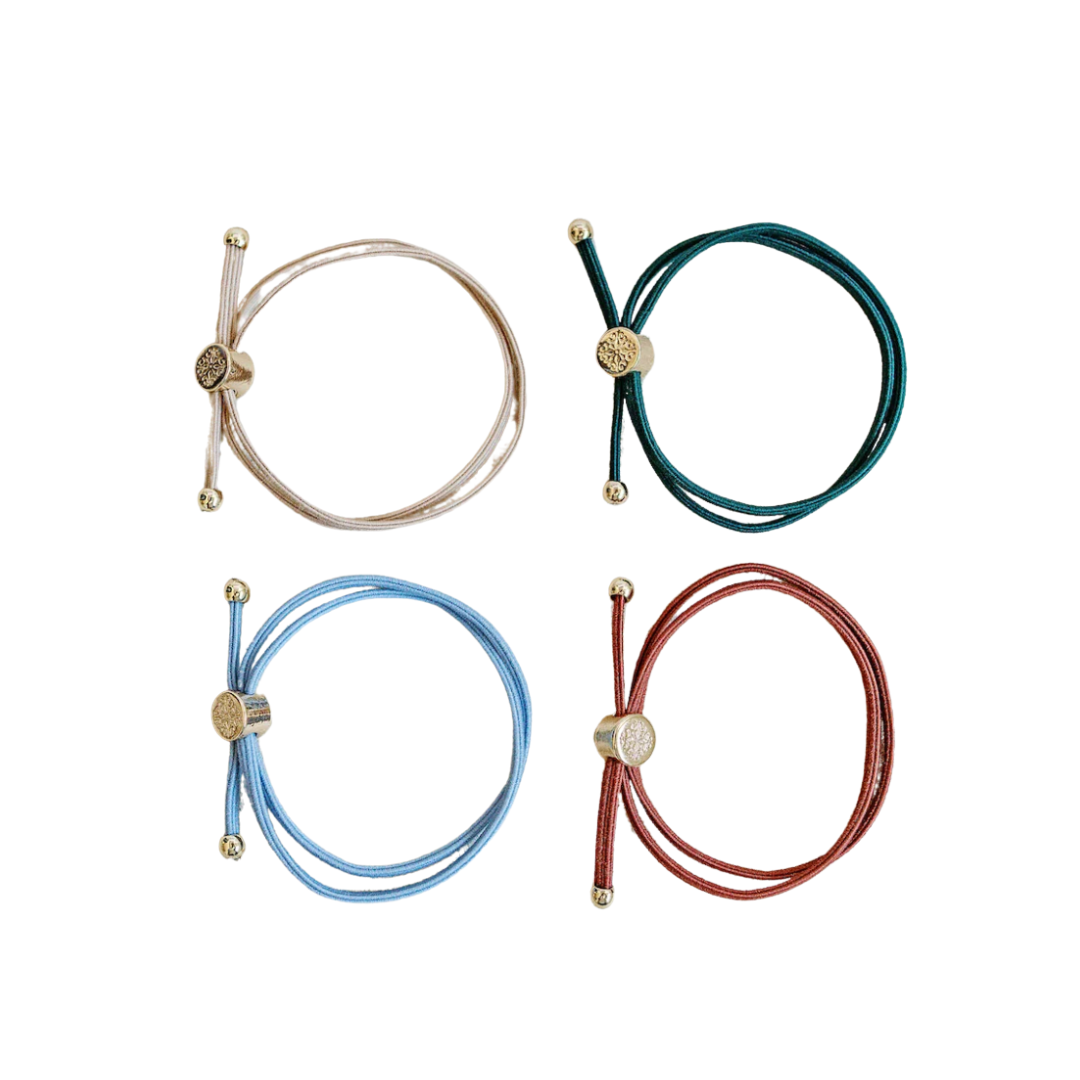 Skinny Hair Tie Set - Antique