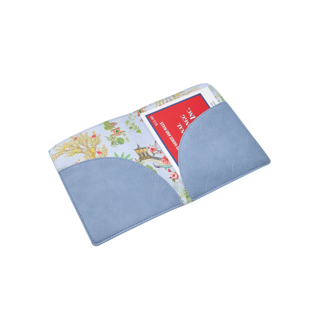 Periwinkle Mahjong Card Folio