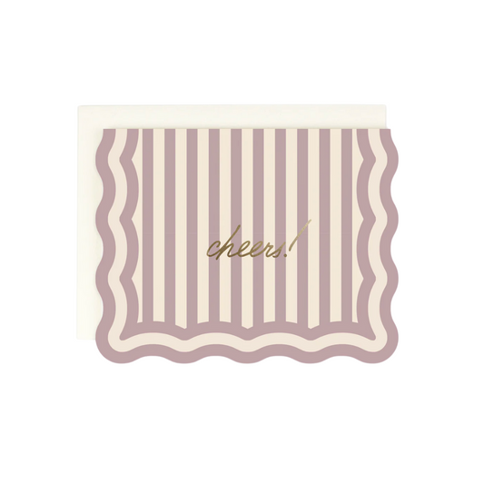 Cheers! Striped Card