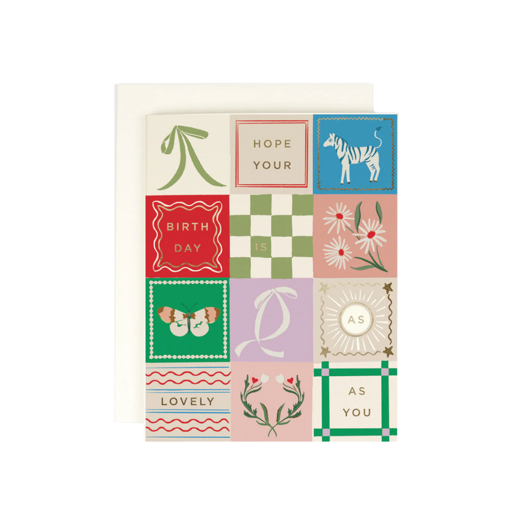 Lovely Patchwork Card
