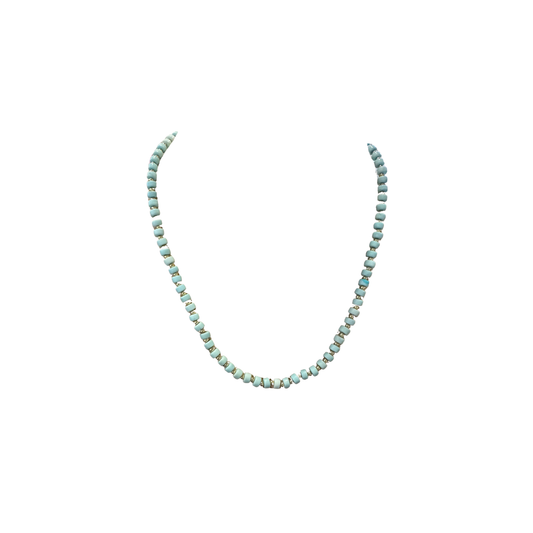 Turquoise Beaded Adjustable Necklace