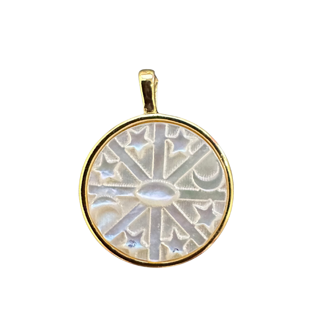 Celestial Clock Charm