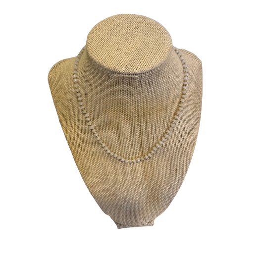 White Beaded Necklace