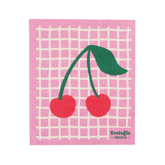Swedish Dishcloth {Very Cherry}
