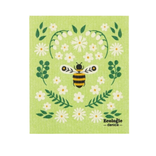 Swedish Dishcloth {Bee Garden}