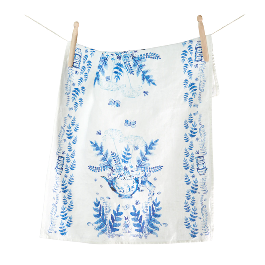 Easter Toile Kitchen Towel