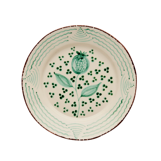 Casa Nuno Dinner Plate {Green Pomegranate}