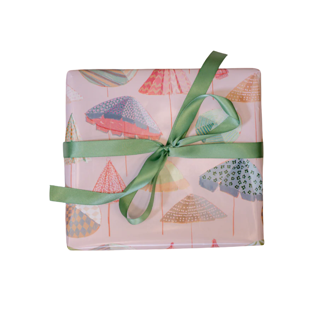 Summer Wrapping Paper {Umbrellas}