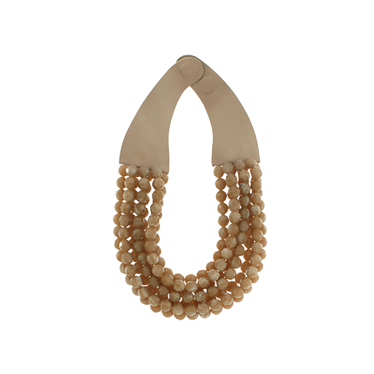 Brown Beaded Necklace