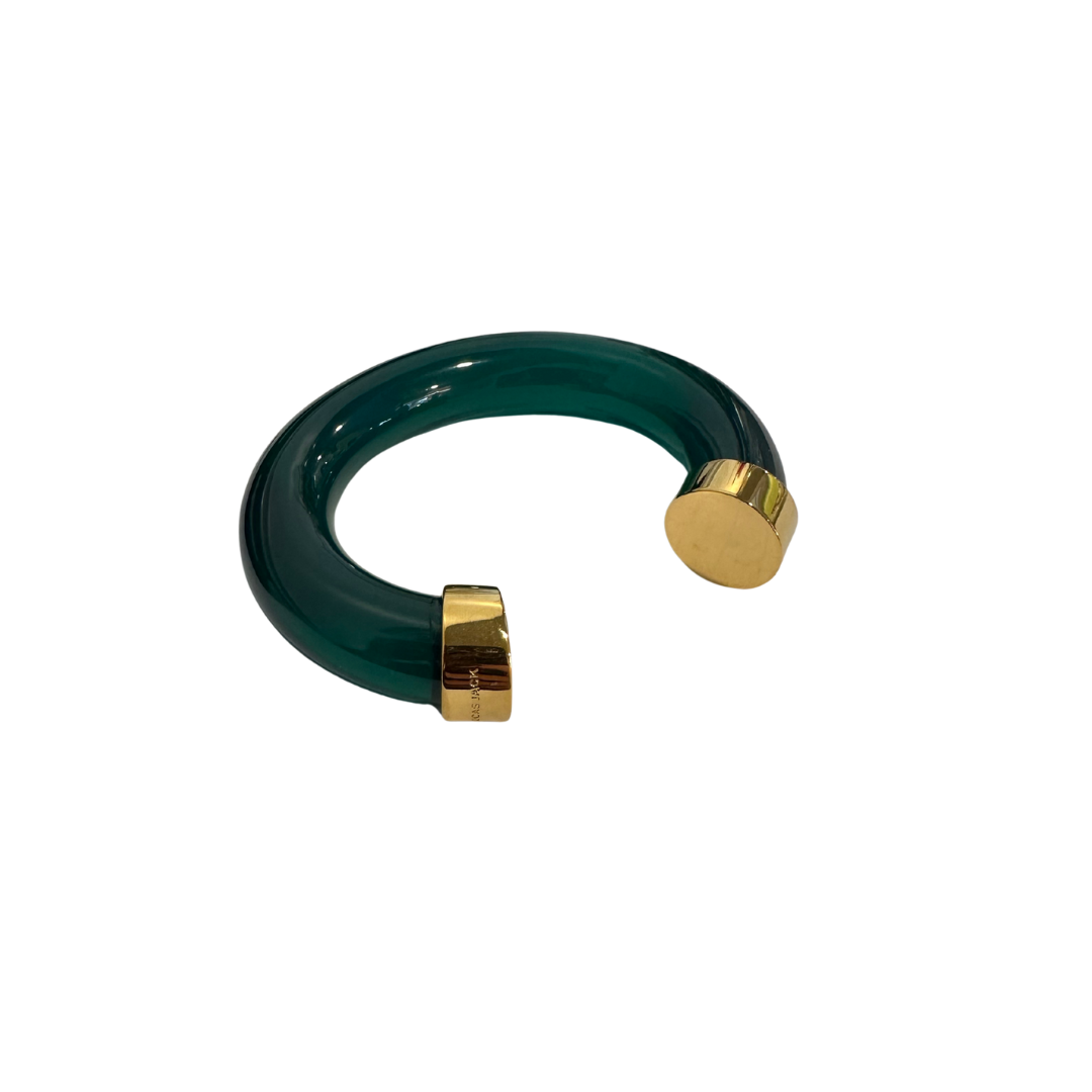 Lucas Jack Emerald Green Bangle {Size Small}