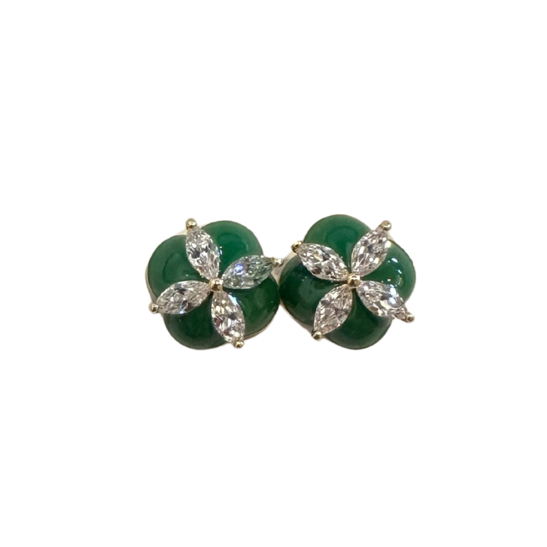 Jackie Earrings {Green}