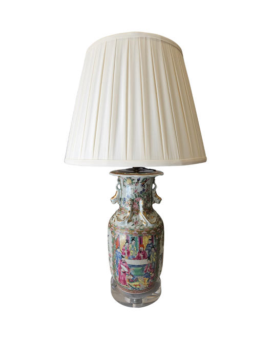 Rose Canton Lamp