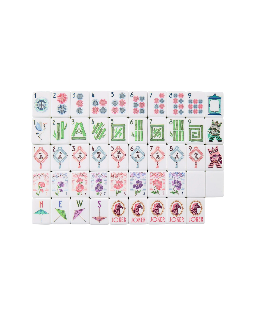 Solara Mahjong Tiles