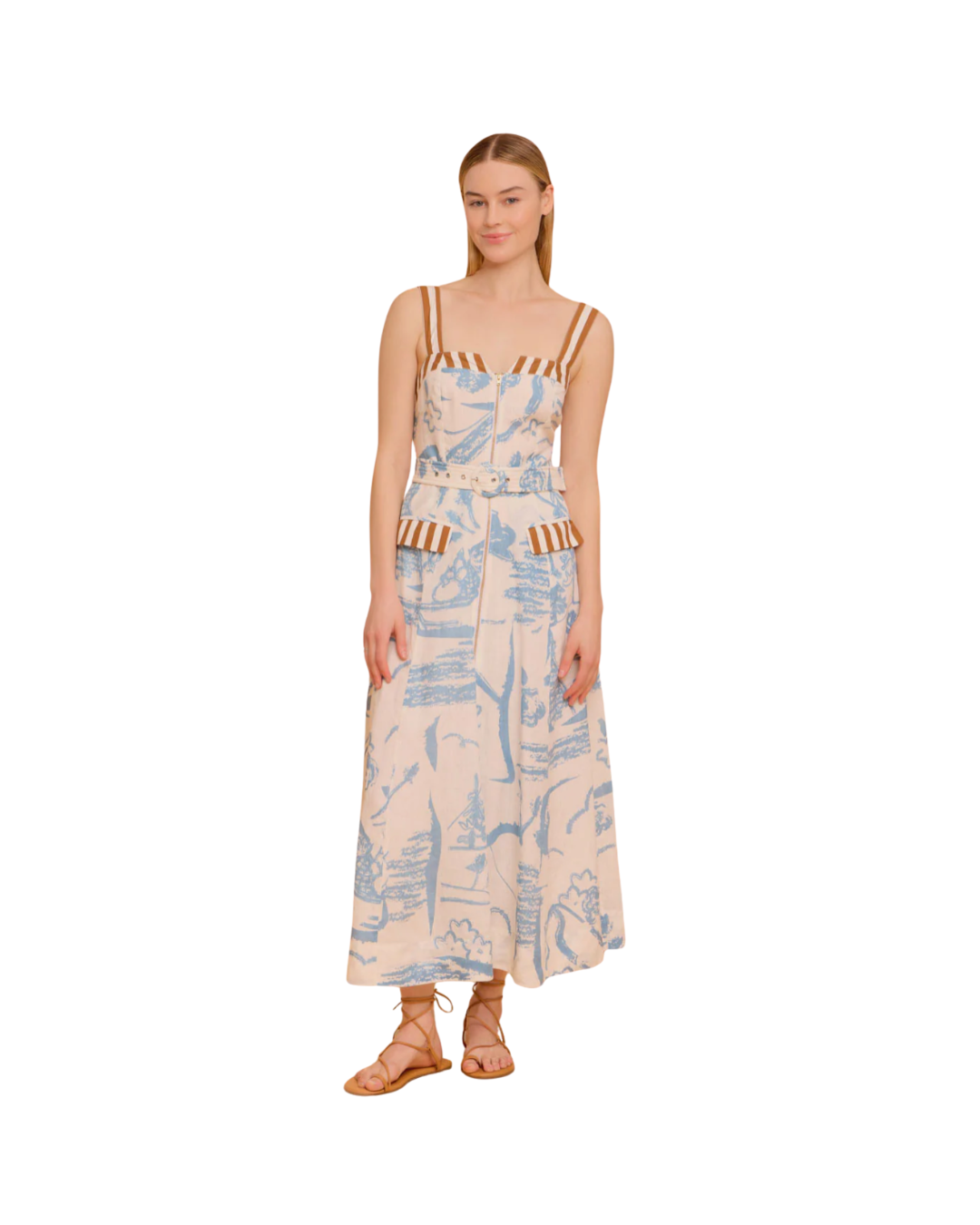 Foster Dress in Basket Trail