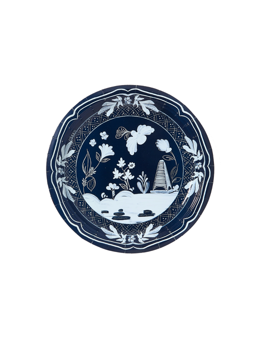 Navy Pavilion Dessert Paper Plates