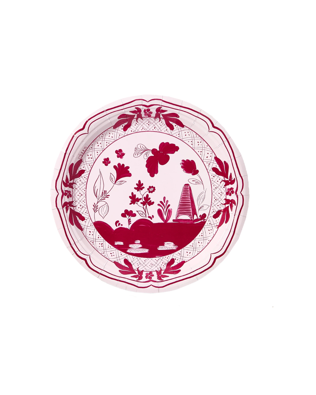 Ballet and Berry Pavilion Dessert Paper Plates