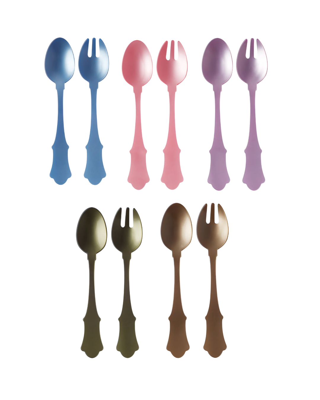 Acrylic Salad Set{2 Pcs}