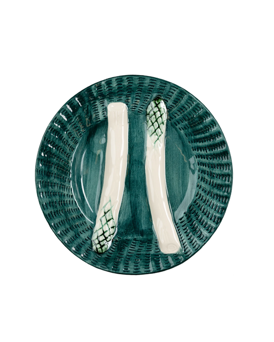 Asparagus Plate {Turquoise}
