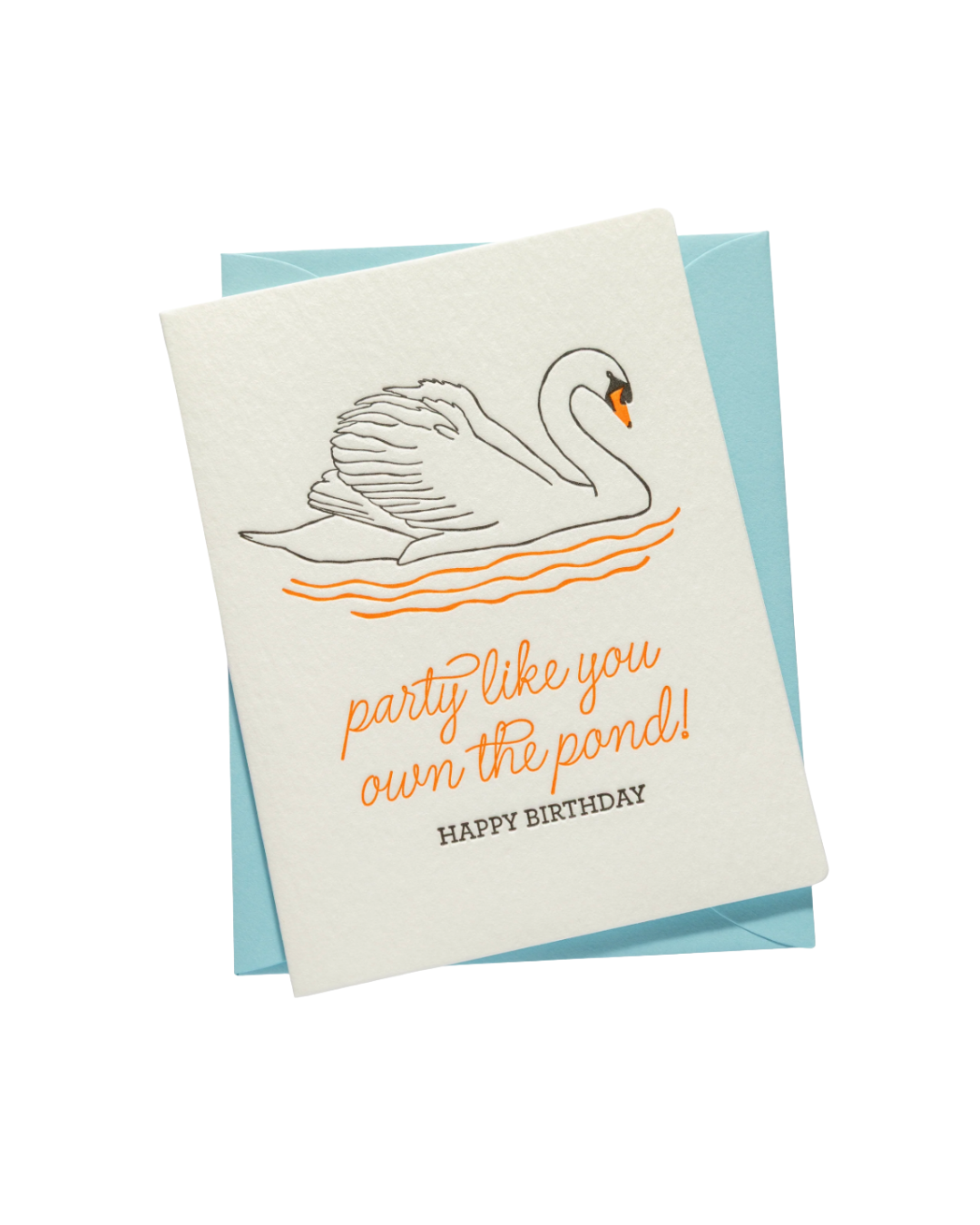Swan Greeting Card