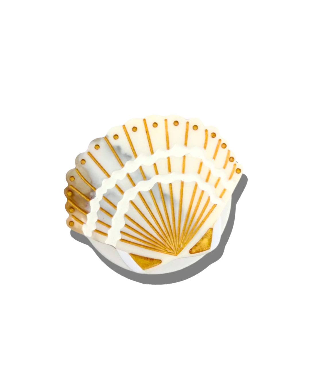 Handpainted Seashell GripCharm