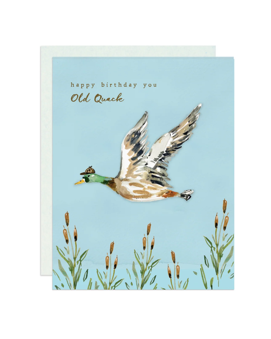 "Happy Birthday, Old Quack" Card