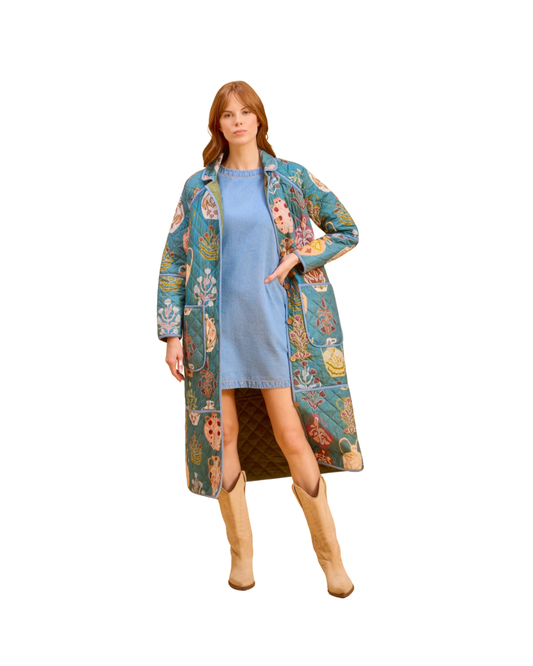 Quilted Coat {Market Muse}