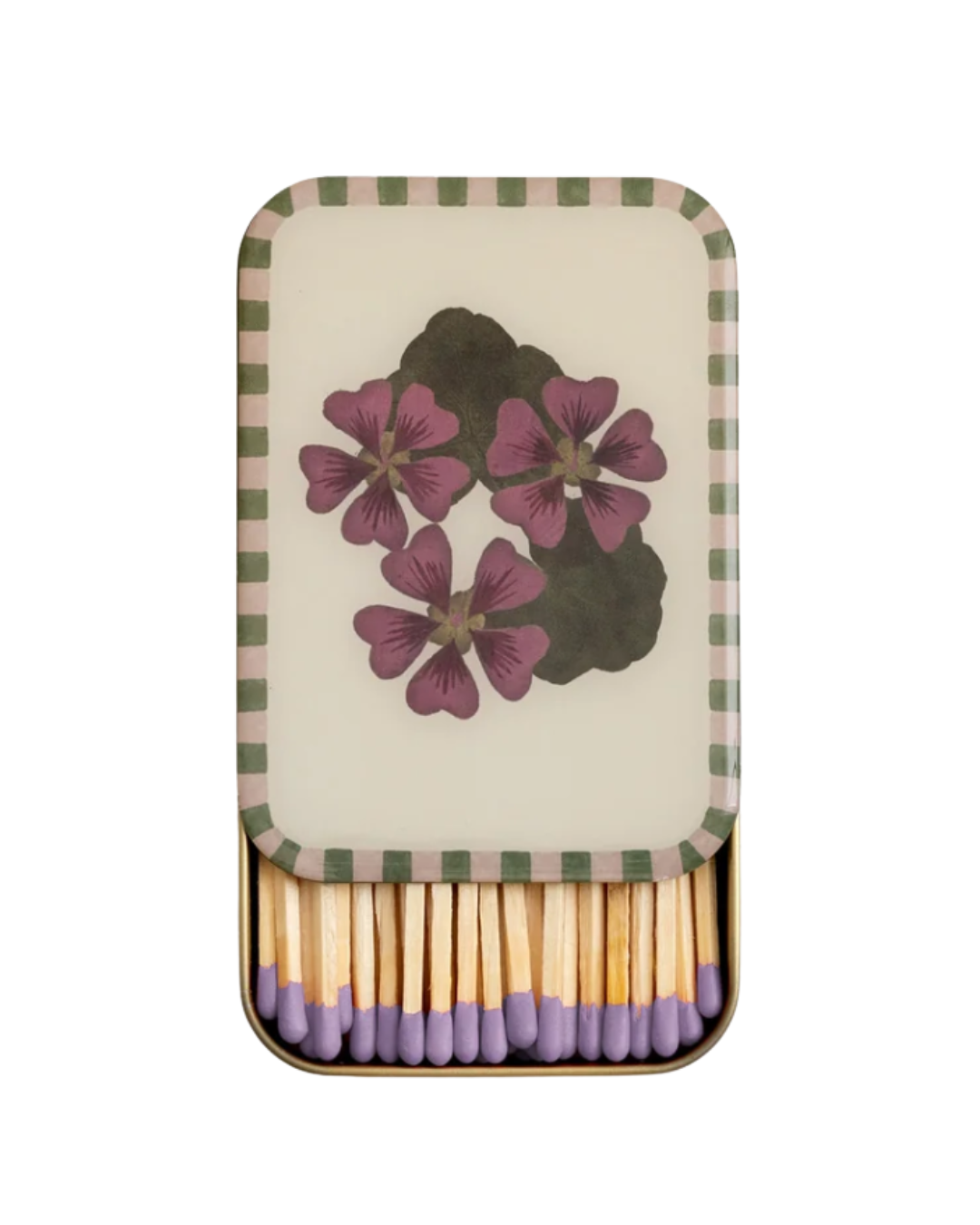 Matches in Tin {Geranium}