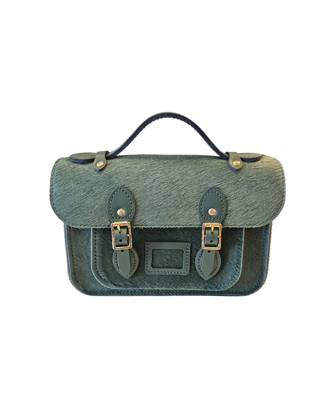 Mini Satchel {Racing Green Pony}