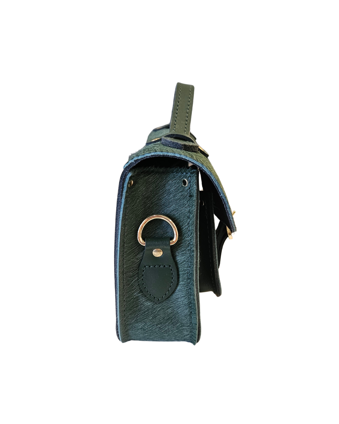 Mini Satchel {Racing Green Pony}