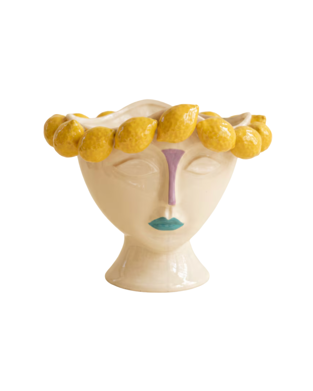 Ceramic Head with Lemons