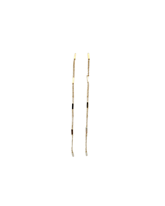 Long Chain Drop Earrings
