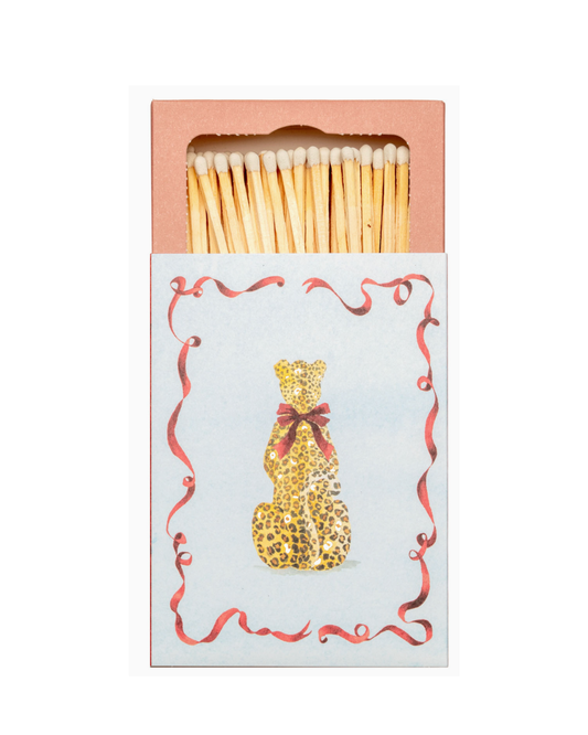 Leopard with a Bow Matchbox