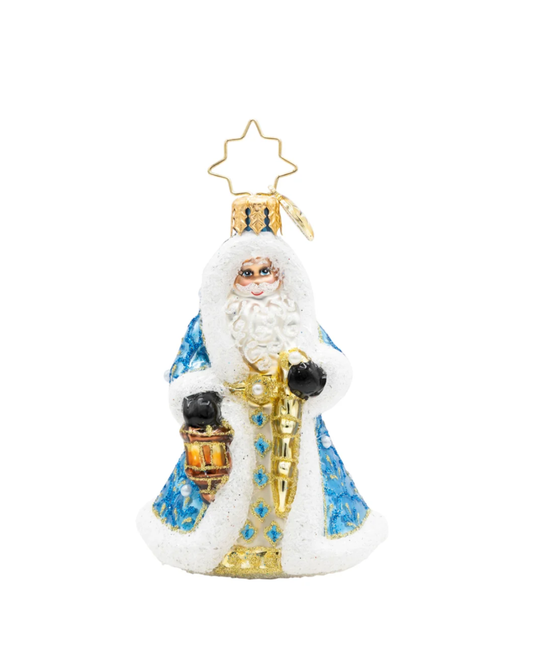 Gilded Grandeur Santa Gem