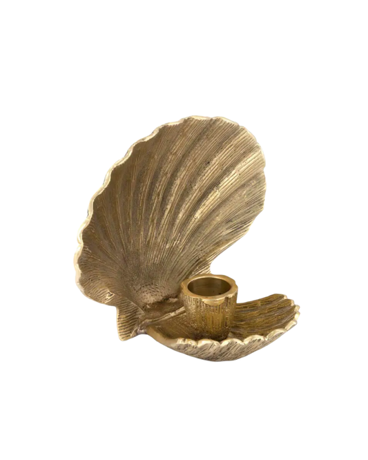 Scarlett Brass Candle Holder