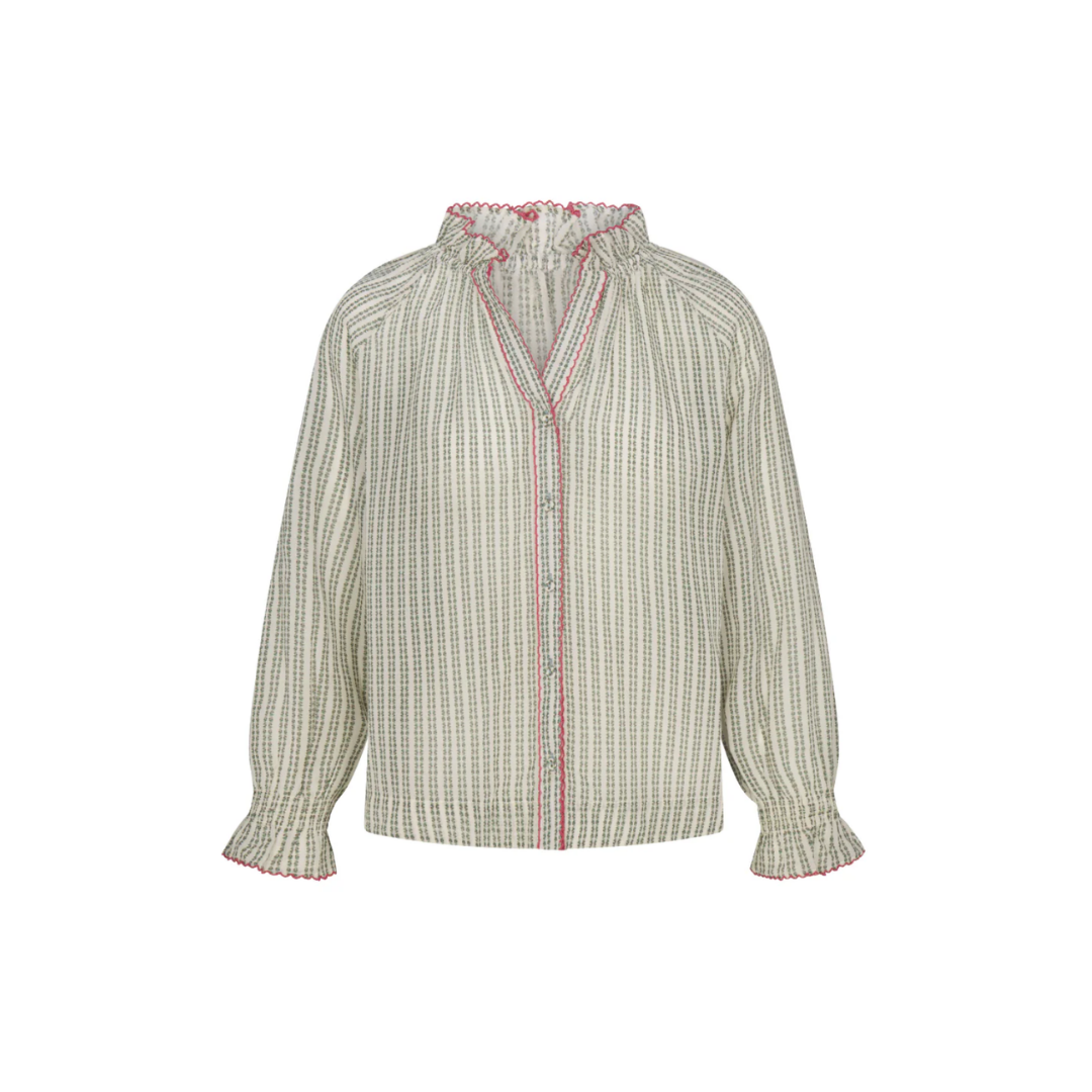 Harper Top in Floral Stripe