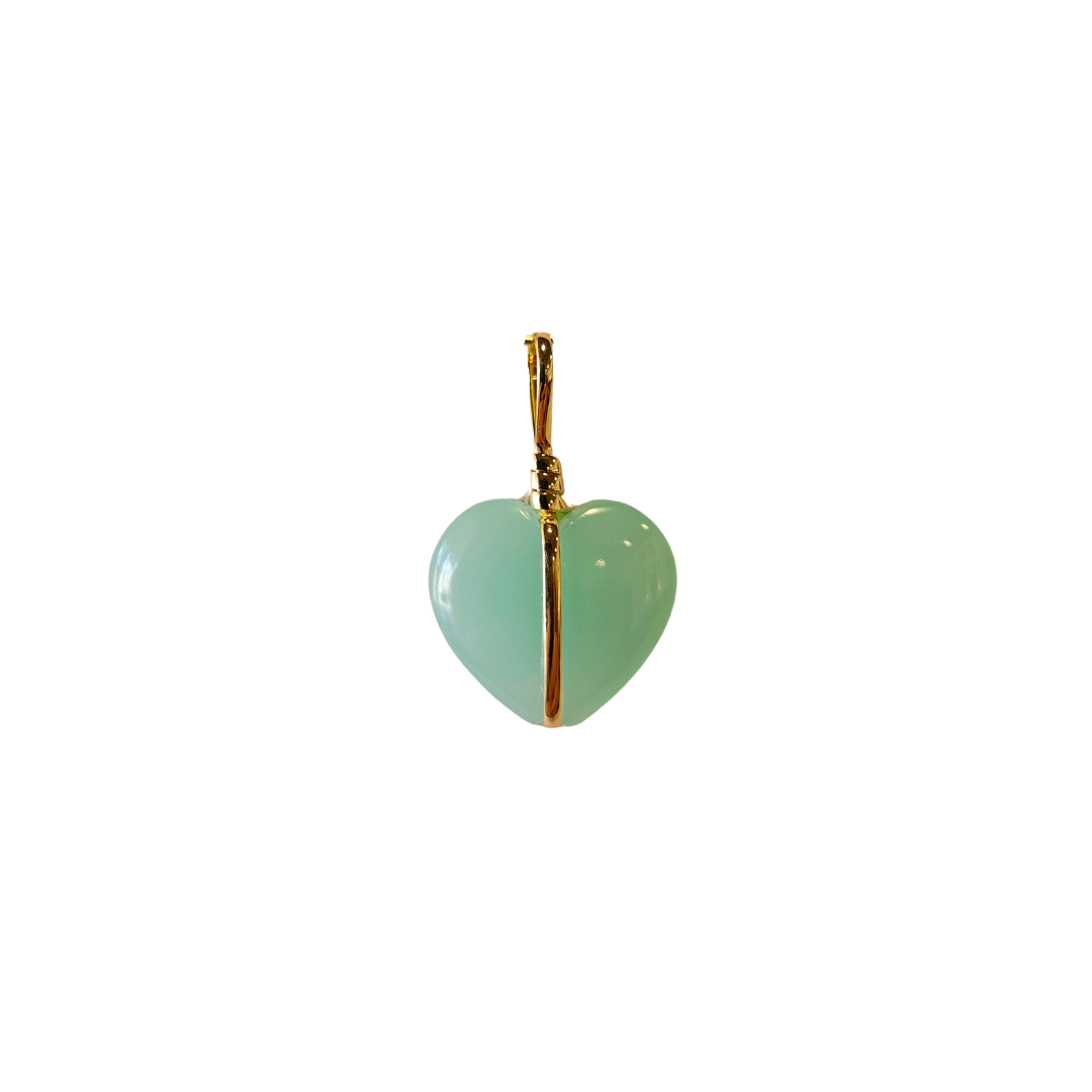 Light Green Chrisoprase Kerala Pendant