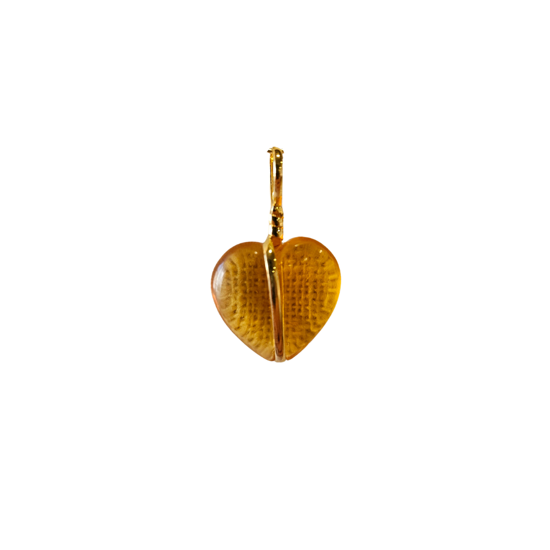 Yellow Citrine Kerala Pendant