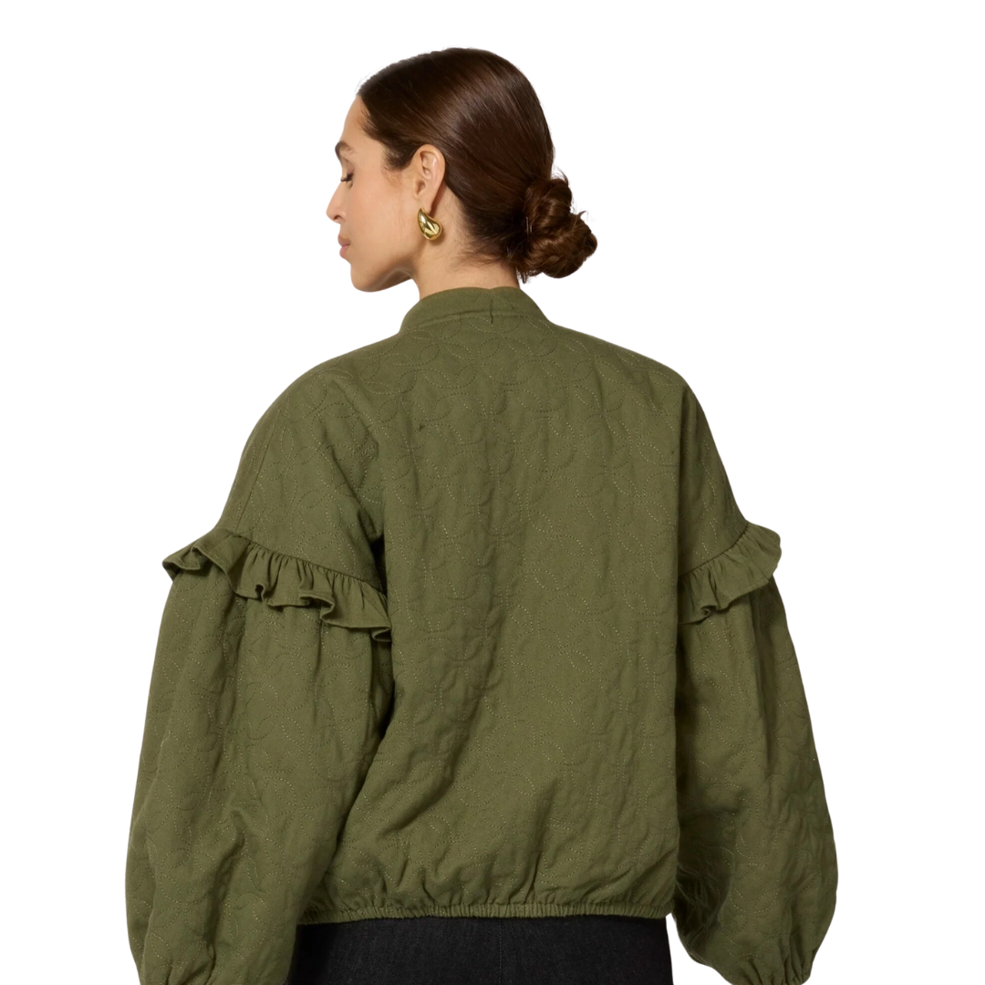 Bobbi Reversible Jacket {Army Green}