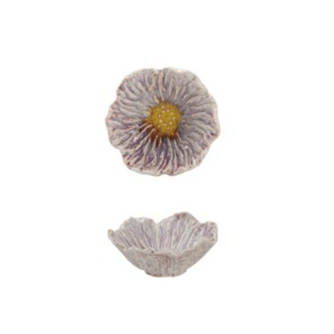 Stoneware Flower Bowl