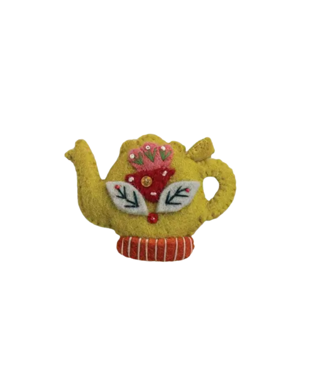 Wool Felt Teapot Measuring Tape