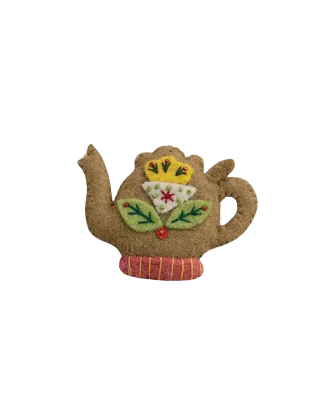 Wool Felt Teapot Measuring Tape