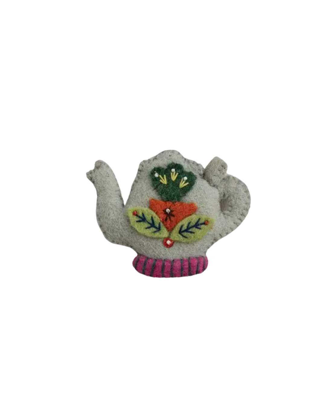 Wool Felt Teapot Measuring Tape