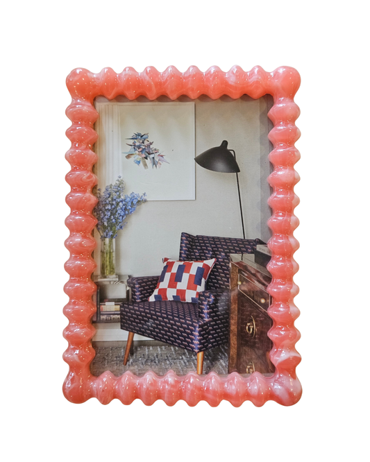 Marbled Glass Spindle Frame