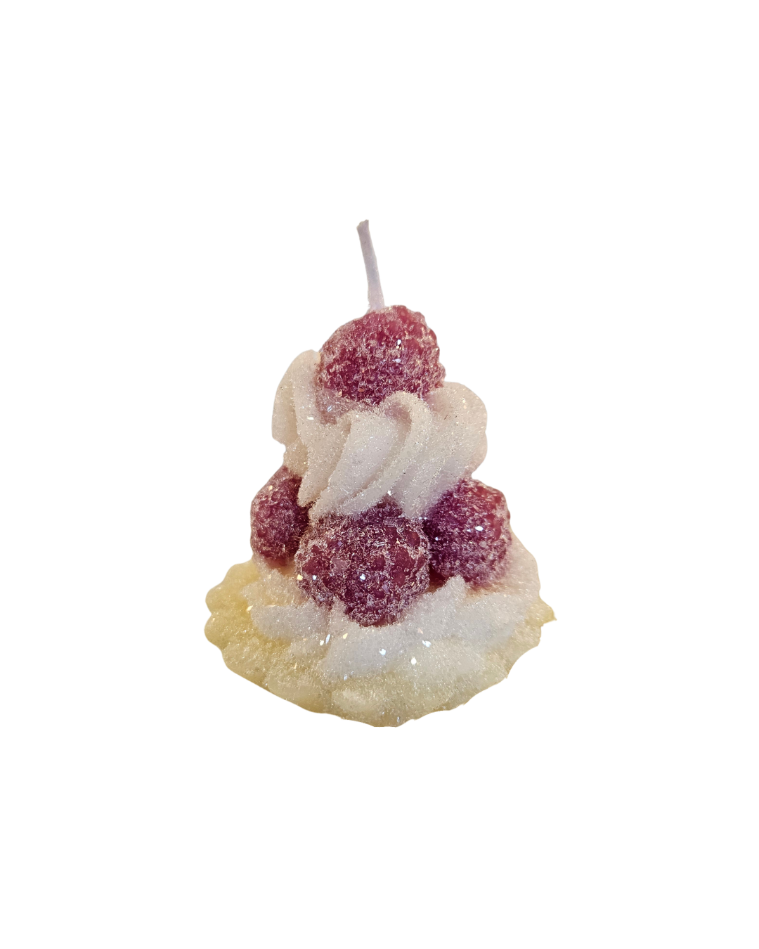 Tart-shaped Candle