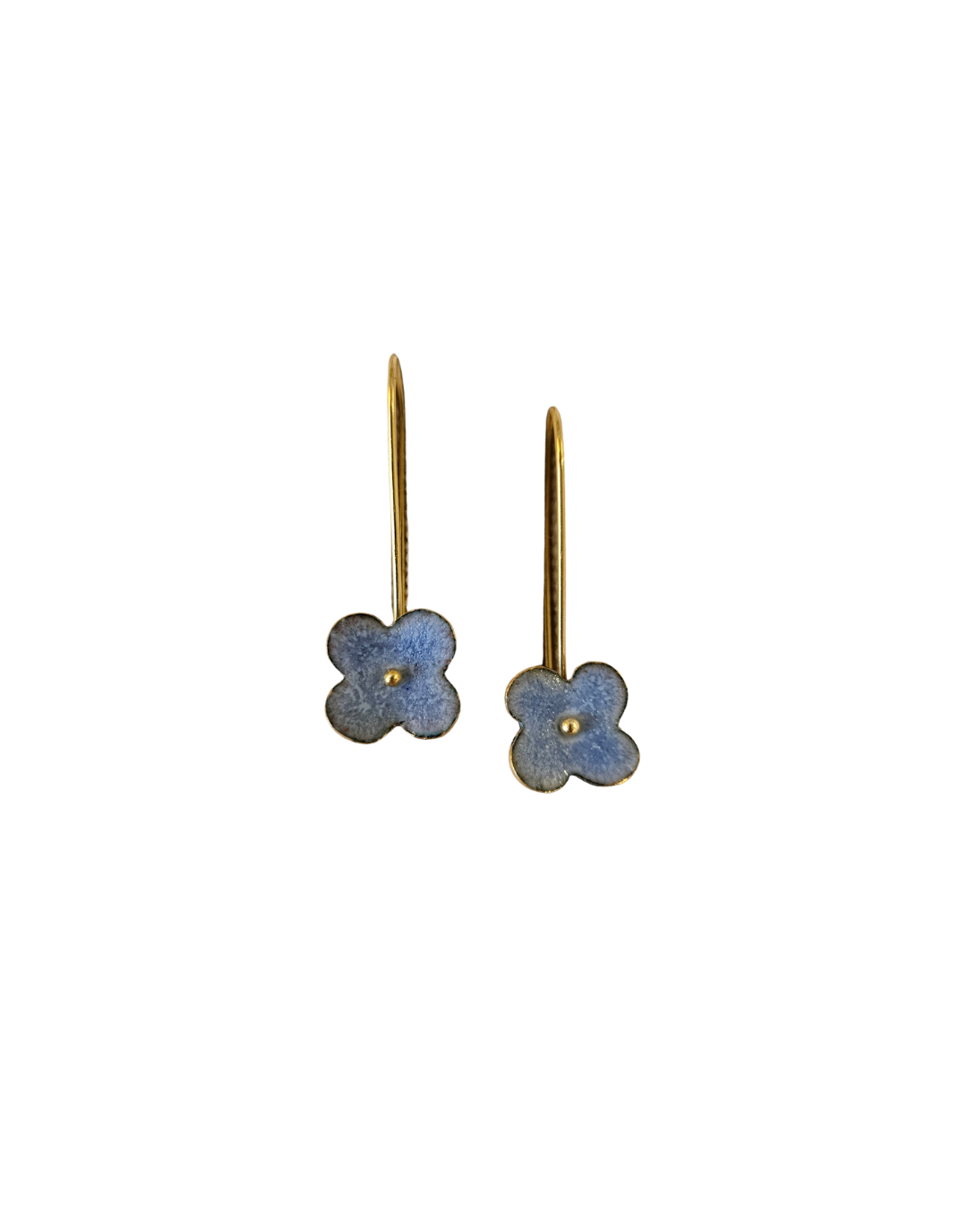 Flower on Stem Earrings {Medium}