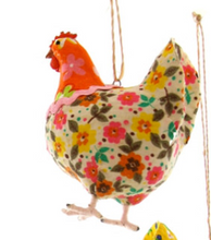 Load image into Gallery viewer, Calico Hen Ornament