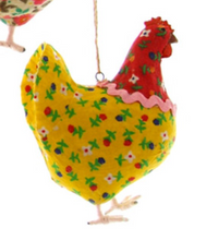 Load image into Gallery viewer, Calico Hen Ornament