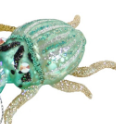 Small Pastel Beetle Ornament