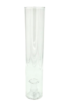 Glass Candleholder with Cylinder