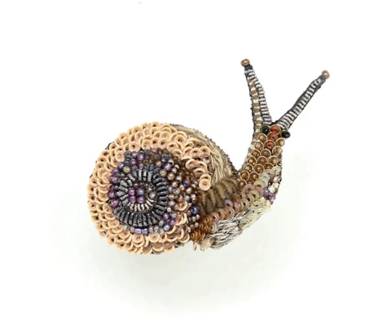 Melting Snail Brooch Pin